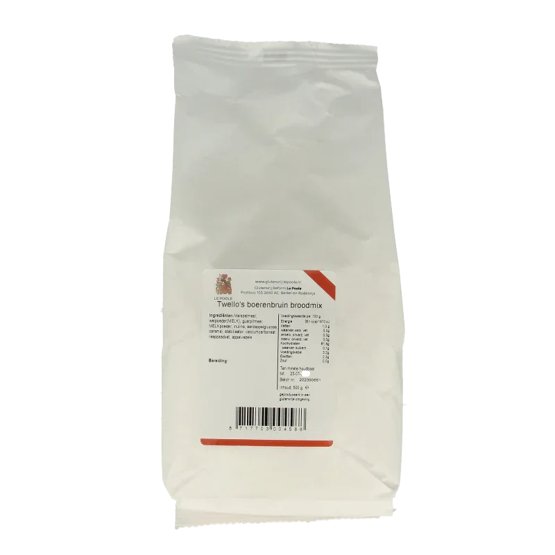 Le Poole Twello's boerenbruin broodmix 500 Gram