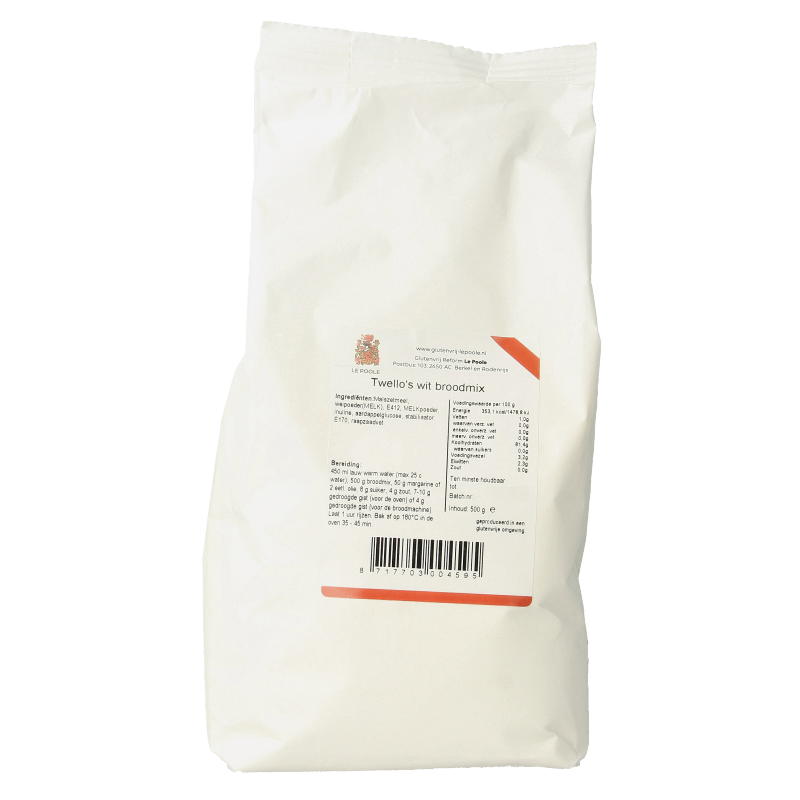 Le Poole Twello's broodmix wit 500 Gram