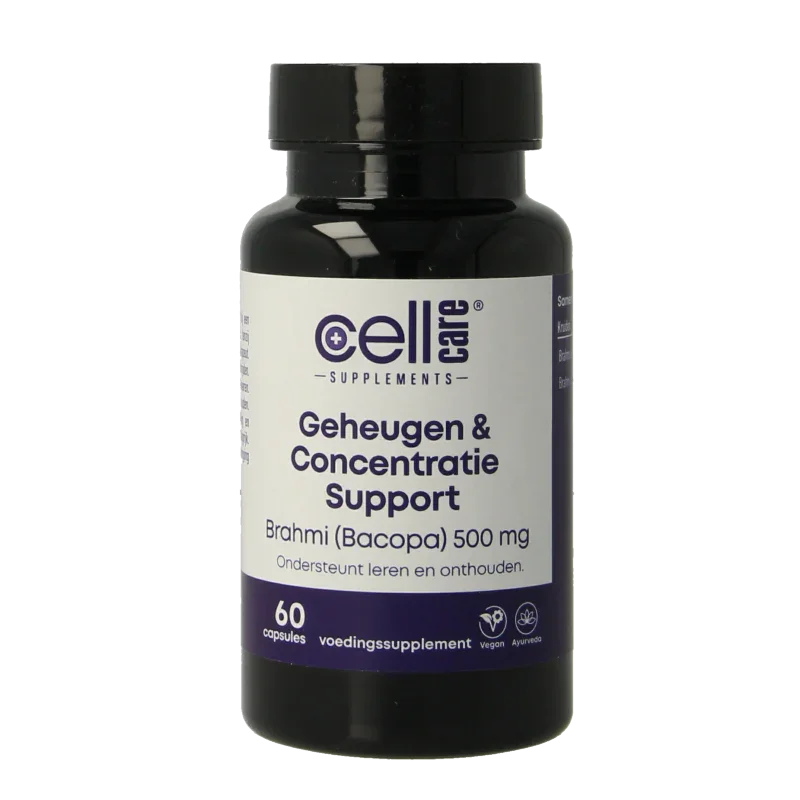 CellCare Brahmi 500mg 60 Vegetarische capsules
