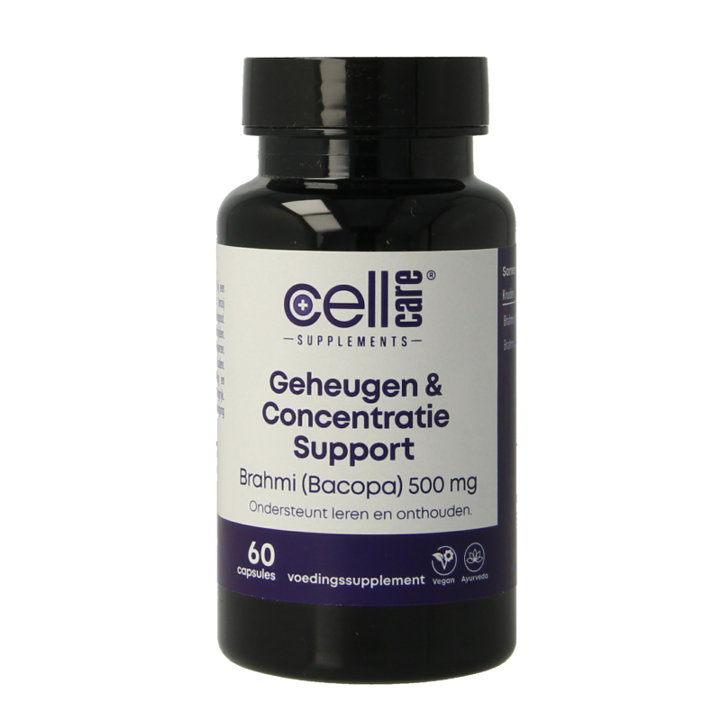 CellCare Brahmi 500mg 60 Vegetarische capsules