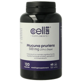 CellCare Mucuna pruriens 500mg (25% L-dopa) 120 Capsules