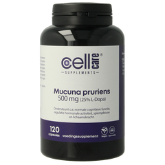 CellCare Mucuna pruriens 500mg (25% L-dopa) 120 Capsules