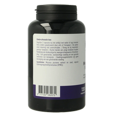 CellCare Mucuna pruriens 500mg (25% L-dopa) 120 Capsules