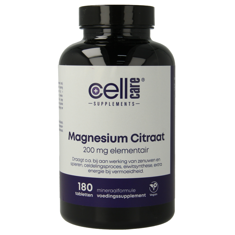 CellCare Magnesium 200mg elementair 180 Tabletten