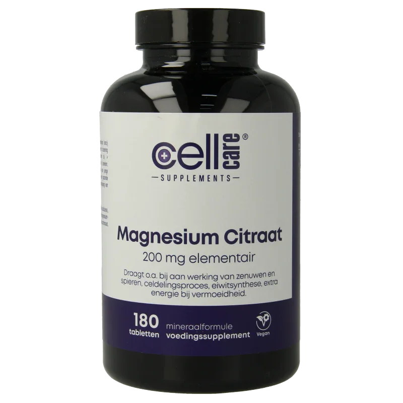 CellCare Magnesium 200mg elementair 180 Tabletten