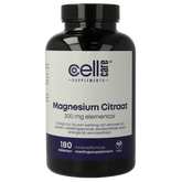 CellCare Magnesium 200mg elementair 180.00 Tabletten