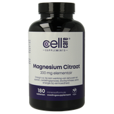 CellCare Magnesium 200mg elementair 180 Tabletten
