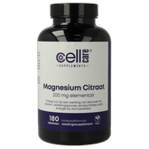 CellCare Magnesium 200mg elementair 180.00 Tabletten