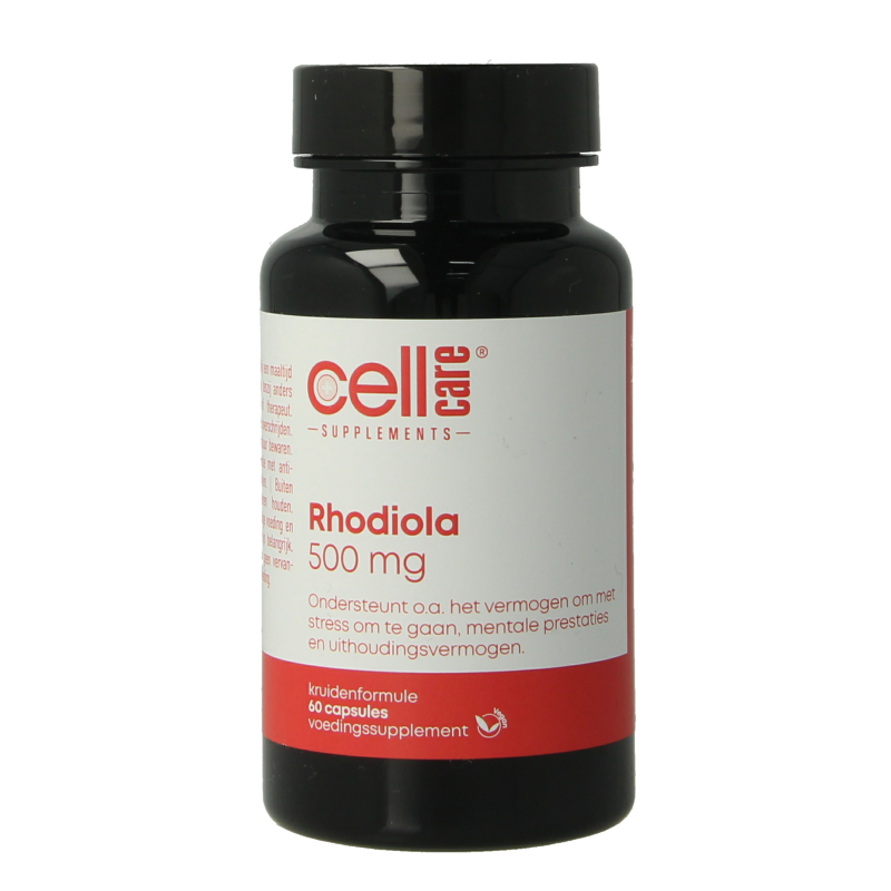 CellCare Rhodiola 500mg 60 Vegetarische capsules