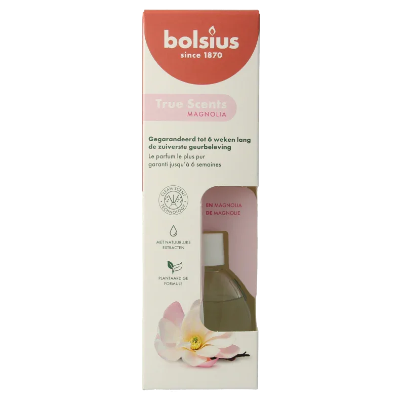 Bolsius True Scents geurverspreider magnolia 60.00 Milliliter