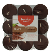 Bolsius True Scents theelichten old wood 18 Stuks