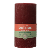 Bolsius Rustiekkaars shine 130/68 velvet red 1.00 Stuks