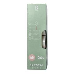 Bolsius Crystal Lights 6 uur doos 24 Stuks