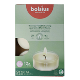 Bolsius Crystal maxi lights 8 uur doos 12.00 Stuks