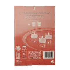 Bolsius Crystal maxi lights 8 uur doos 12 Stuks