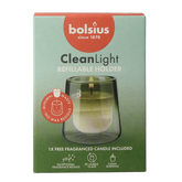 Bolsius Clean Light geur navulling gardenia starterkit 270 Gram