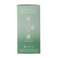 Bolsius Clean Light navulling cypress / Amber 2 Stuks