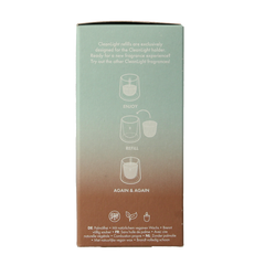 Bolsius Clean Light navulling 2 pack Cedarwood / Vertiver 212 Gram