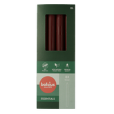 Bolsius Dinerkaarsen 230/20 velvet red 8 Stuks