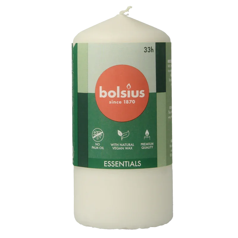 Bolsius Stompkaars 120/58 cloudy white 1 Stuks