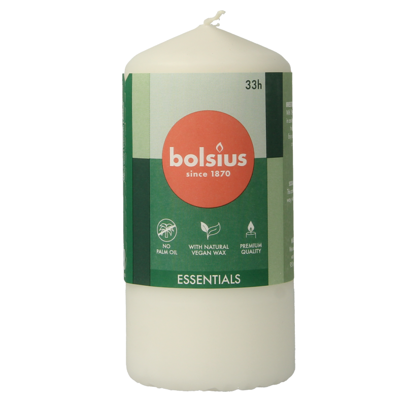 Bolsius Stompkaars 120/58 cloudy white 1 Stuks