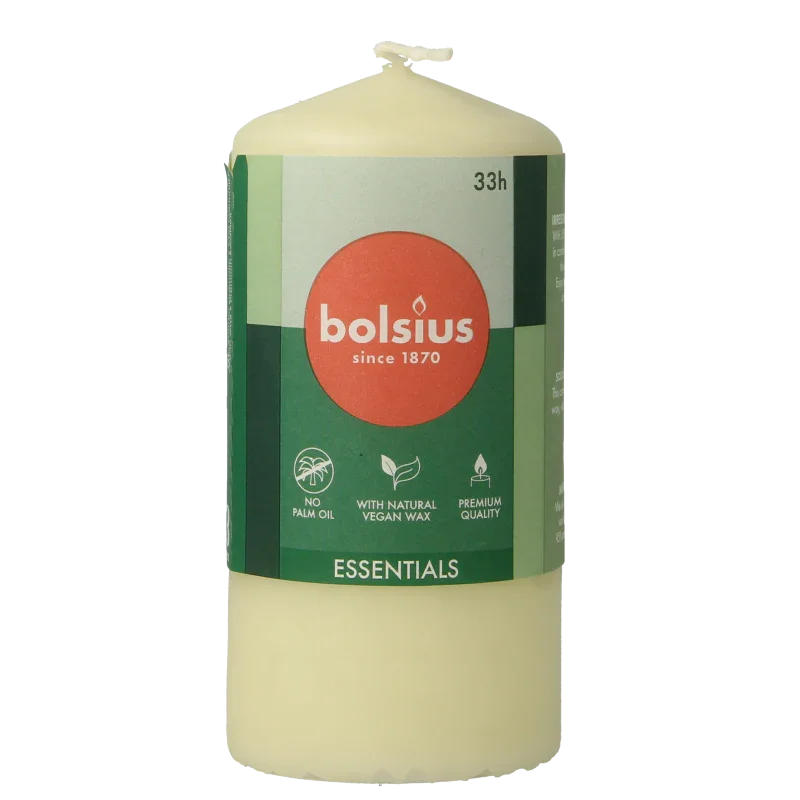 Bolsius Stompkaars 120/58 soft pearl 1 Stuks