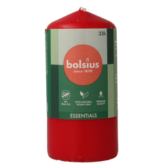 Bolsius Stompkaars 120/58 delicate red 1 Stuks