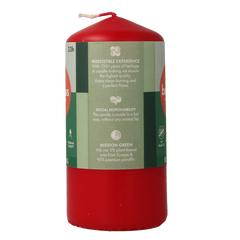 Bolsius Stompkaars 120/58 delicate red 1 Stuks