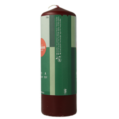 Bolsius Stompkaars 200/68 velvet red 1.00 Stuks