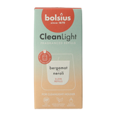 Bolsius Clean Light navulling bergamot & neroli 2 Stuks