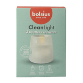 Bolsius Clean Light starterkit houder wit - incl. geurloze 1 Stuks