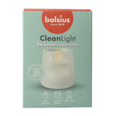 Bolsius Clean Light starterkit houder wit - incl. geurloze 1.00 Stuks