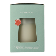 Bolsius Clean Light starterkit houder wit - incl. geurloze 1 Stuks