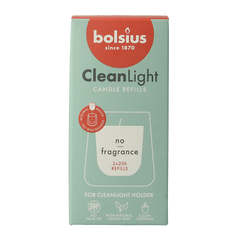 Bolsius Clean Light navulling geurloos 2 Stuks