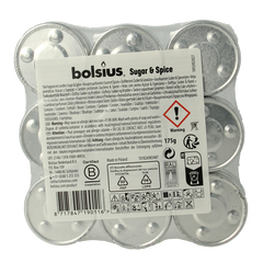 Bolsius Geurtheelicht multi colour brick 18 sugar & spice 18 Stuks