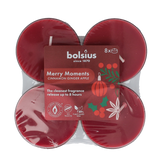 Bolsius Maxlicht merry moments cinnamon ginger 8.00 Stuks
