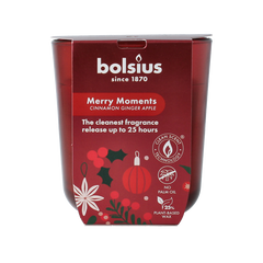 Bolsius Geurglas 80/73 true glow merry moments 1 Stuks