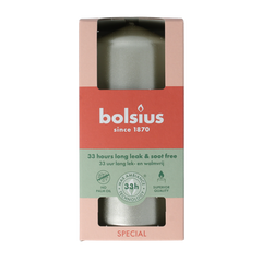Bolsius Stompkaars 120/58 white silver 1 Stuks
