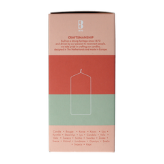 Bolsius Stompkaars 120/58 golden orange 1 Stuks