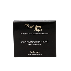 Christian Faye Eyebrow make up duo highlighter light 1.00 Stuks