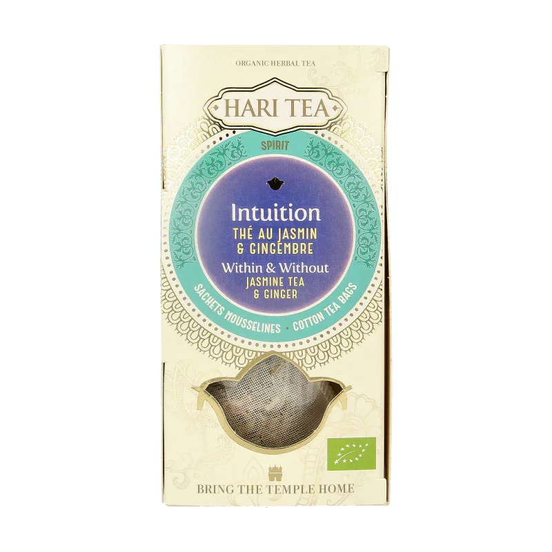 Hari Tea Jasmine tea & ginger within & without bio 10 Stuks