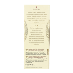 Hari Tea Jasmine tea & ginger within & without bio 10 Stuks