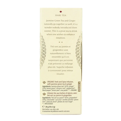 Hari Tea Jasmine tea & ginger within & without bio 10 Stuks