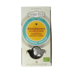 Hari Tea Green tea & flowers forget me not bio 10 Stuks
