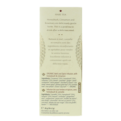 Hari Tea Honeyrush cinnamon rosemary lightness bio 10 Stuks