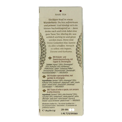 Hari Tea Ginger lemon & tumeric mindscape ginger bio 10 Stuks
