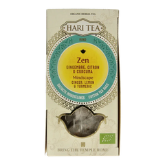 Hari Tea Ginger lemon & tumeric mindscape ginger bio 10 Stuks