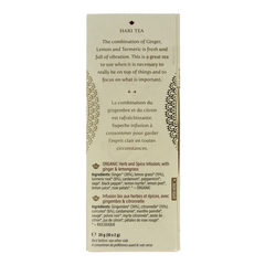 Hari Tea Ginger lemon & tumeric mindscape ginger bio 10 Stuks