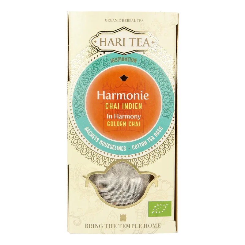 Hari Tea Golden chai in harmony bio 10 Stuks