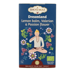 Shoti Maa Dreamland lemon balm, valerian & pass flower bio 16 Zakjes